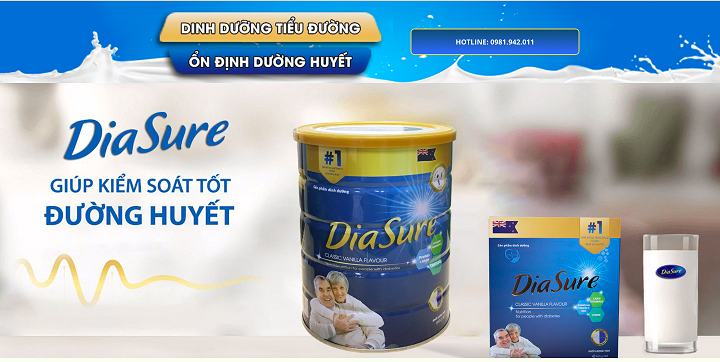 Sữa non tiểu đường Diasure quảng cáo kiểm soát đường huyết, trái đạo đức kinh doanh