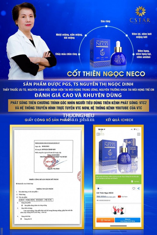 Cốt Thiên Ngọc NECO “nổ” như thuốc chữa bệnh