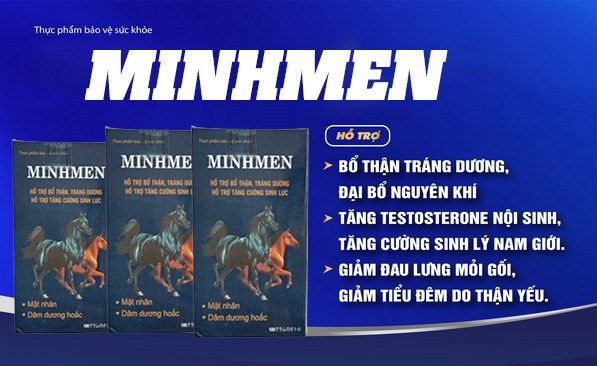 Thực phẩm bảo vệ sức khỏe MINHMENs có dấu hiệu vi phạm quy định pháp luật