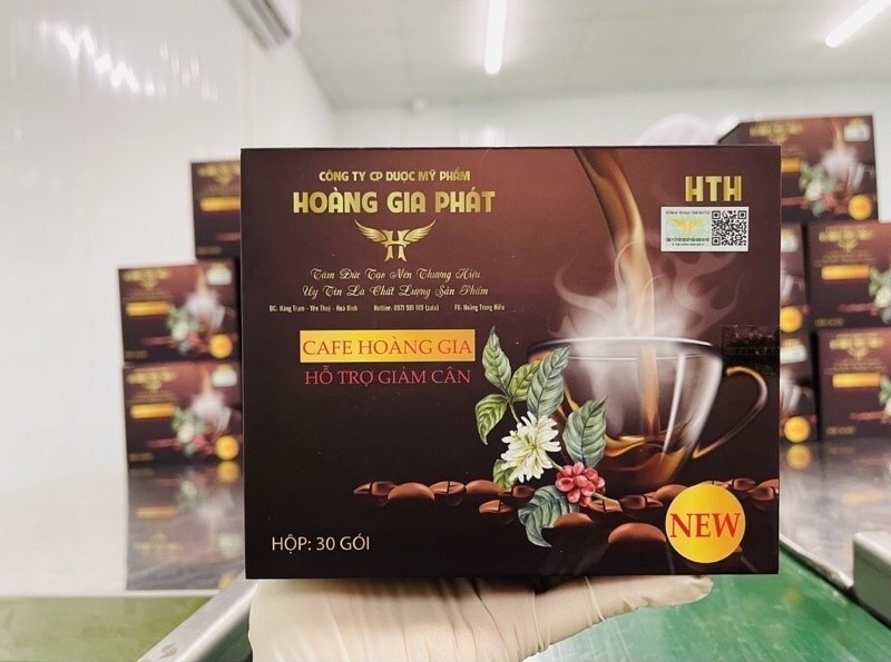 Chất cấm Sibutramine và Phenolphtalein có trong sản phẩm bổ sung "Cafe Hoàng Gia"