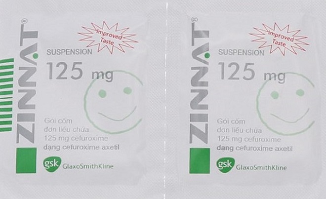 Thu hồi lô thuốc Cốm pha hỗn dịch uống Zinnat Suspension 125mg trên toàn thuốc