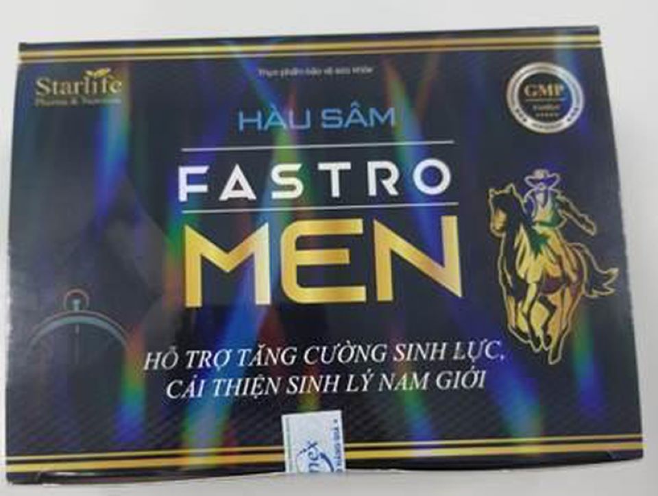 Sản phẩm Hàu sâm Fastro MEN có chứa chất cấm N-Desmethyl tadalafil